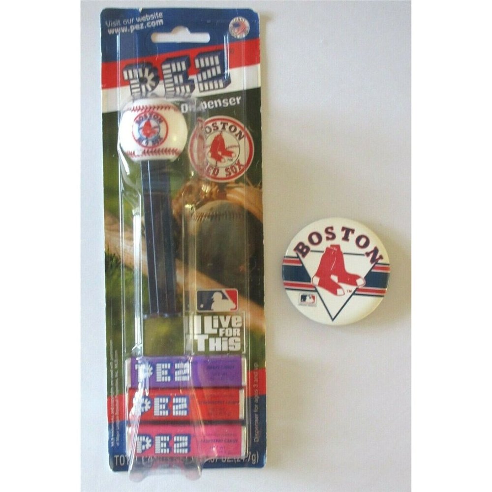 Boston Red Sox MLB Baseball Pez Candy Dispenser &